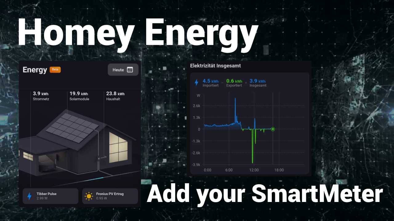 HomeAssistant: Verwende deinen SmartMeter in HomeyEnergy