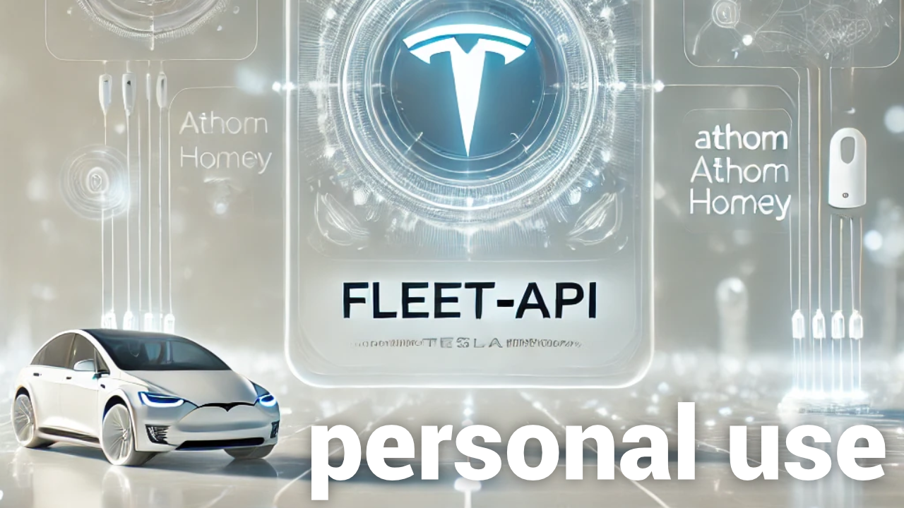 Tesla: Nutzung der Fleet-API mit eigenem Entwickler-Konto